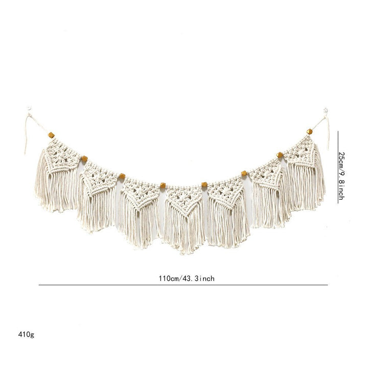 Bohemian Macrame Bunting Garland - Wall Art - Delicors