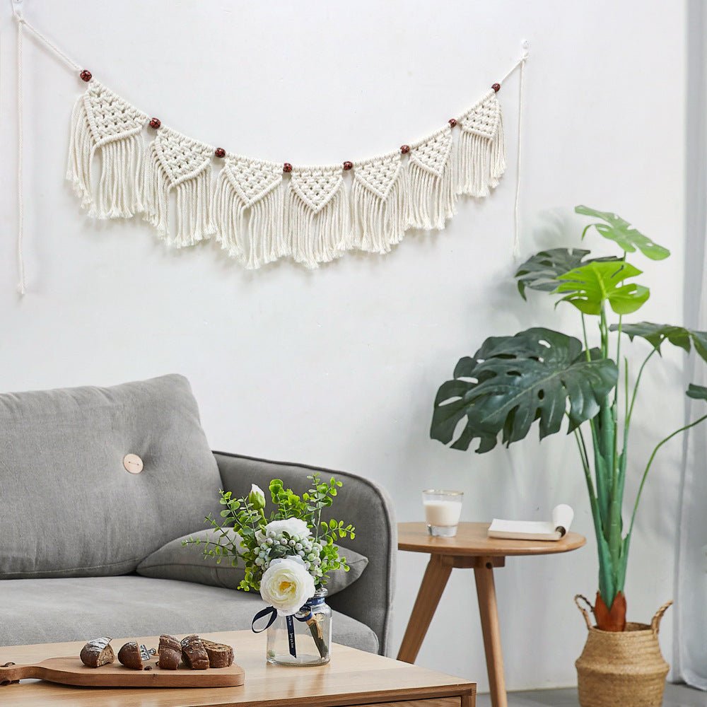 Bohemian Macrame Bunting Garland - Wall Art - Delicors