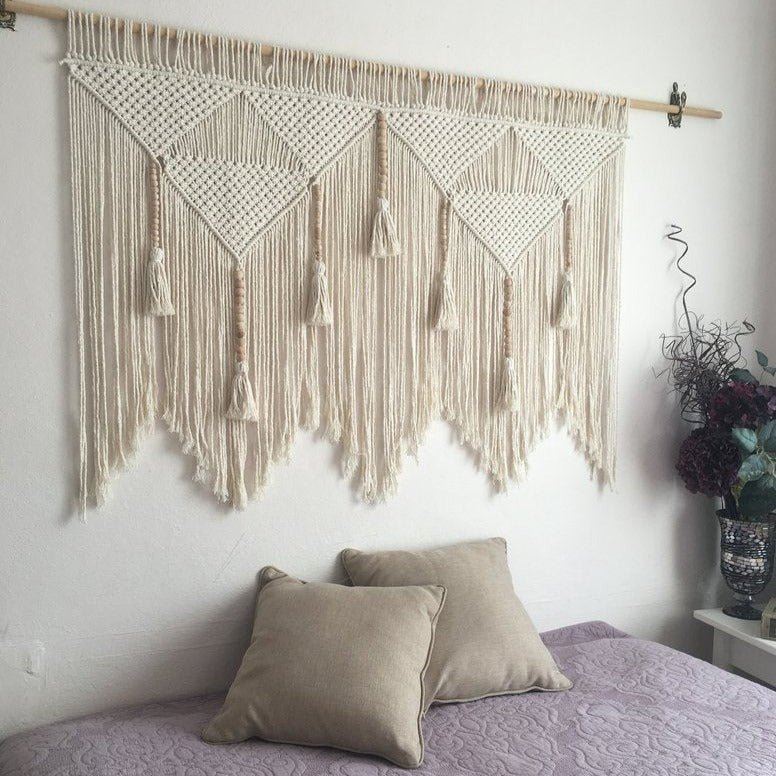 Boho Chic Macrame Wall Decor - Wall Art - Delicors