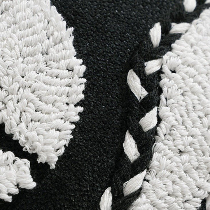Bold Contrast Monochrome Cushion - Cushion - Delicors