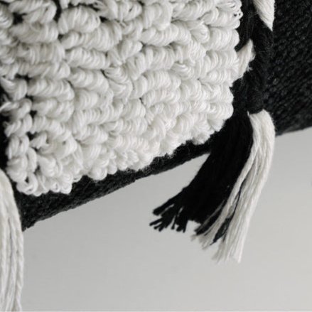 Bold Contrast Monochrome Cushion - Cushion - Delicors