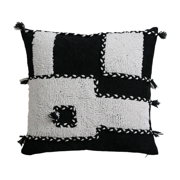 Bold Contrast Monochrome Cushion - Cushion - Delicors