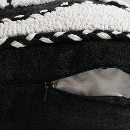 Bold Contrast Monochrome Cushion - Cushion - Delicors