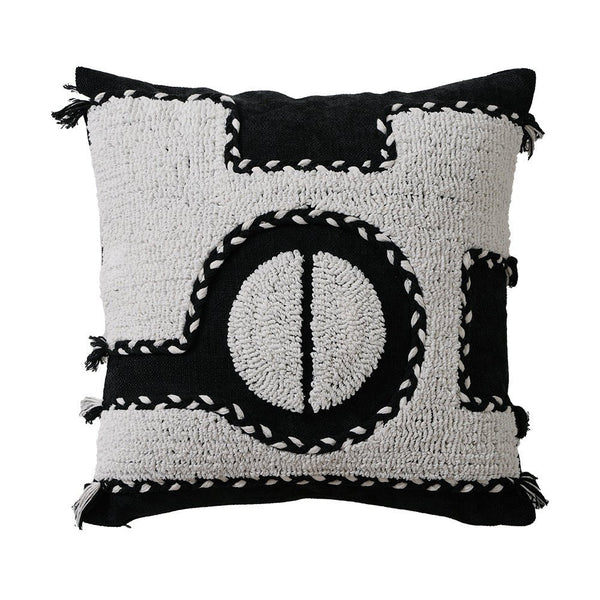 Bold Contrast Monochrome Cushion - Cushion - Delicors
