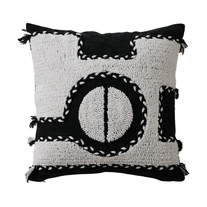 Bold Contrast Monochrome Cushion - Cushion - Delicors