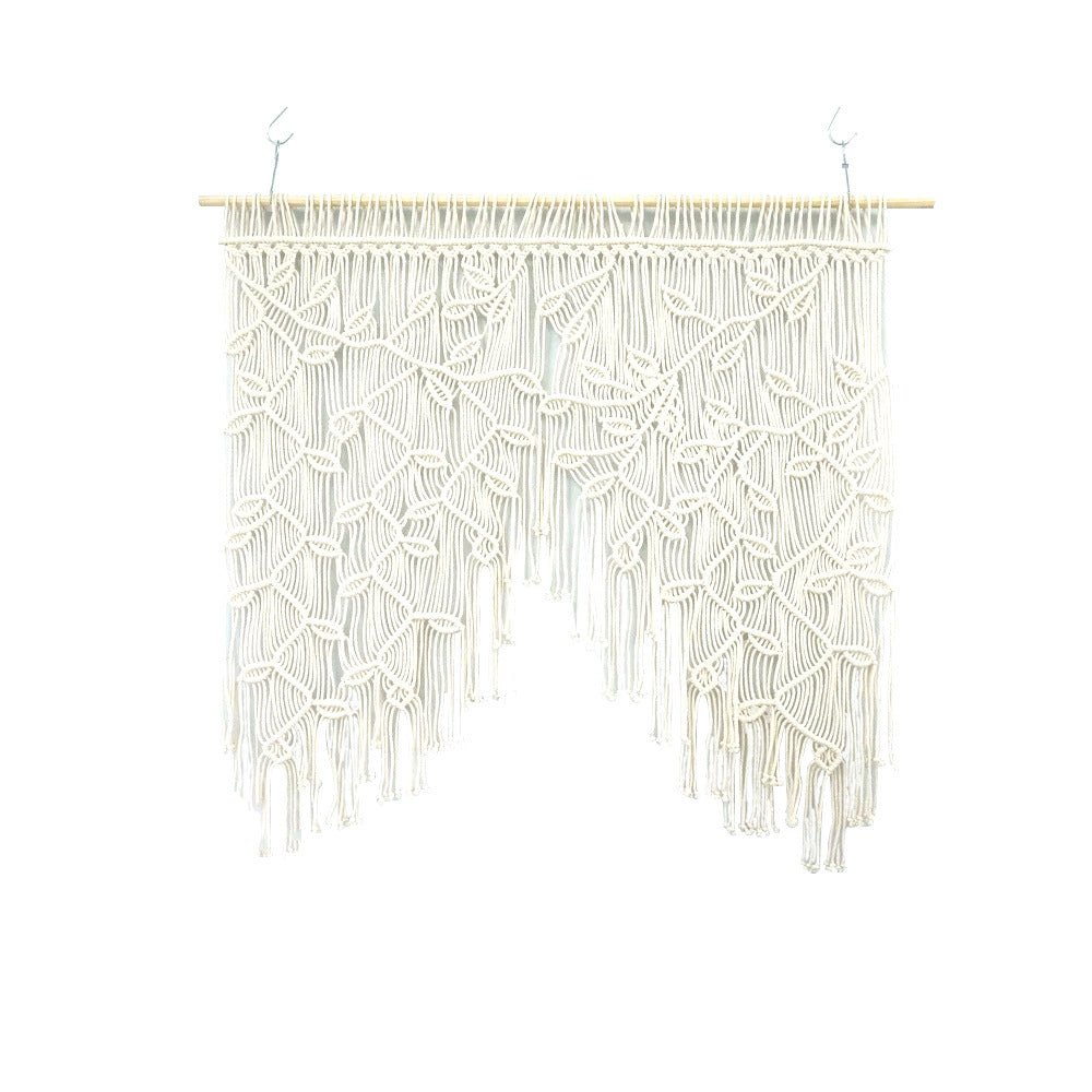 Botanical Weaves Macrame Curtain - Curtain - Delicors