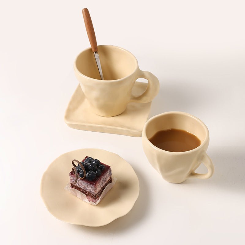 Butter Ceramic Cup Set - cup - Delicors