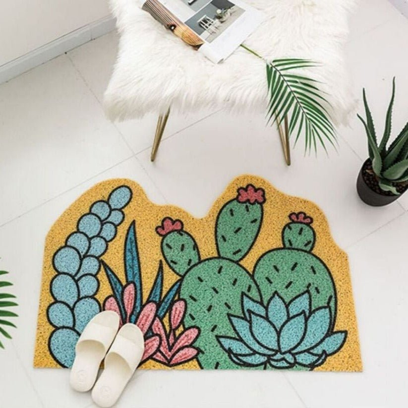 Cactus Doormat - FINAL SALE - Bath Mats & Rugs - Delicors