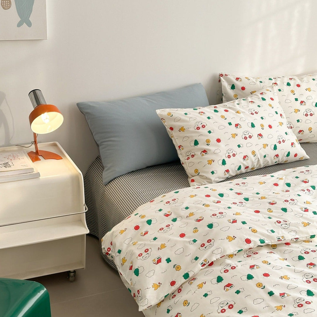 Cartoon Road Trip Bedding Set - Bedding - Delicors