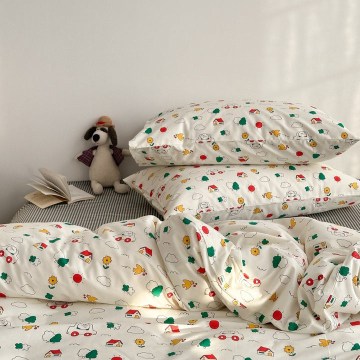 Cartoon Road Trip Bedding Set - Bedding - Delicors