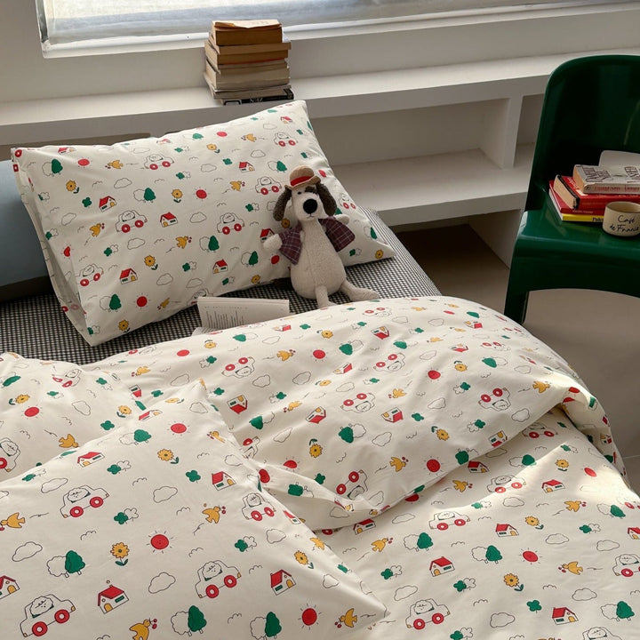 Cartoon Road Trip Bedding Set - Bedding - Delicors