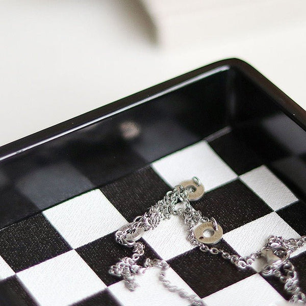 Checkerboard Rectangle Tray - Tray - Delicors