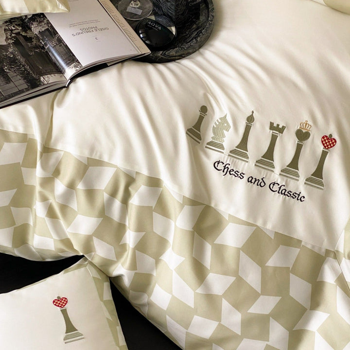 Chess and Classic Bedding Set - Bedding - Delicors