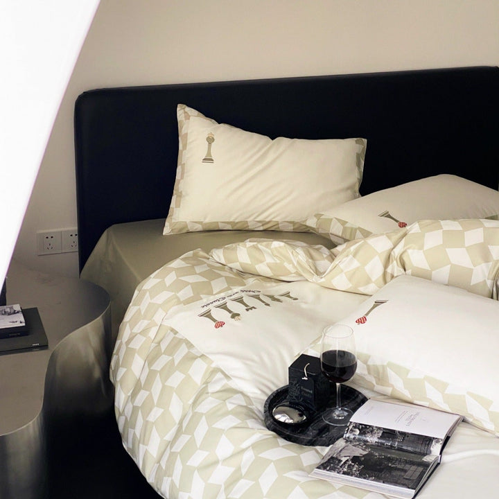 Chess and Classic Bedding Set - Bedding - Delicors