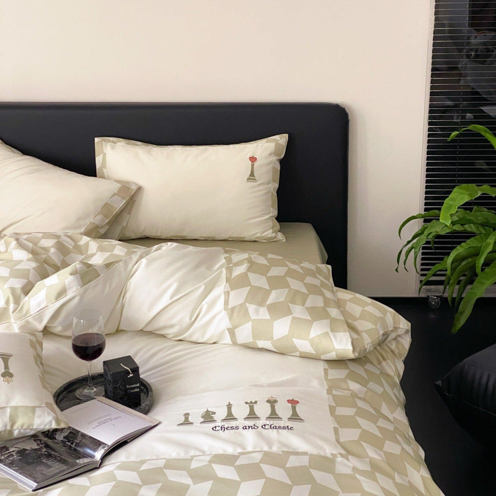 Chess and Classic Bedding Set - Bedding - Delicors