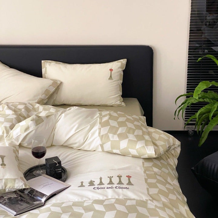 Chess and Classic Bedding Set - Bedding - Delicors