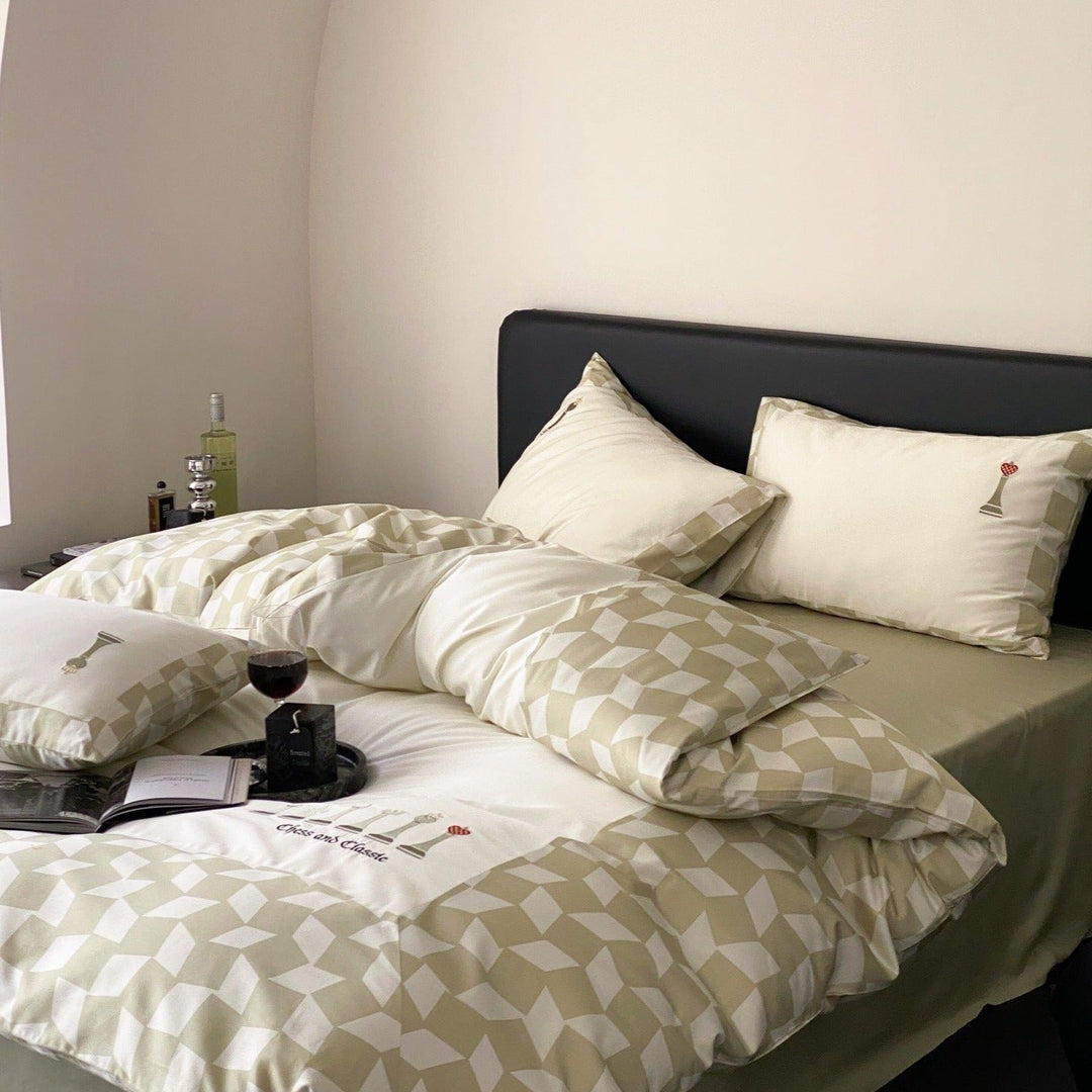 Chess and Classic Bedding Set - Bedding - Delicors