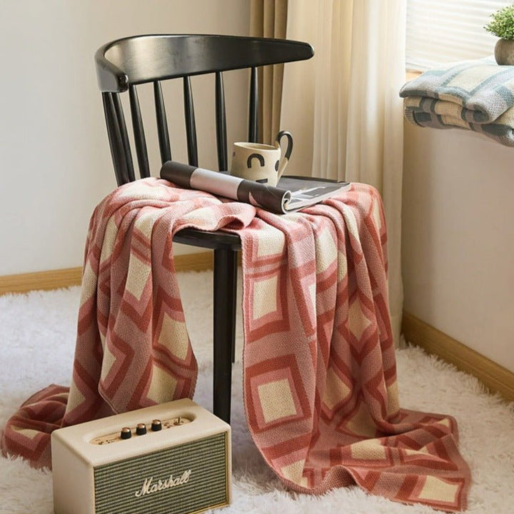 Chic Square Blanket -Throw- Delicors