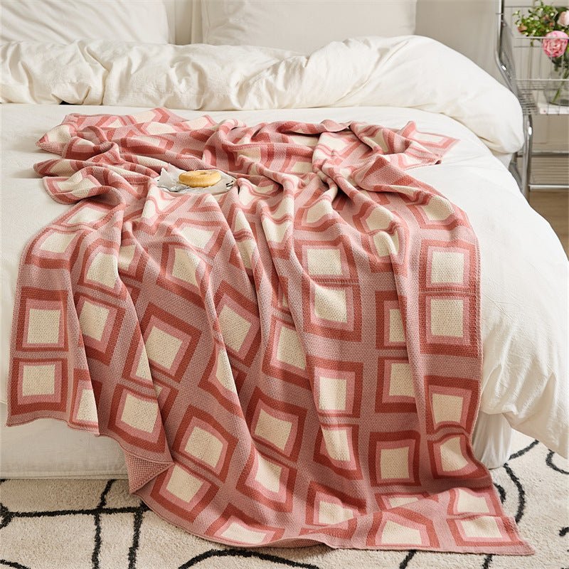 Chic Square Blanket -Throw- Delicors