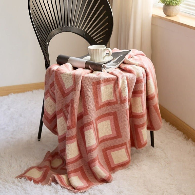 Chic Square Blanket -Throw- Delicors