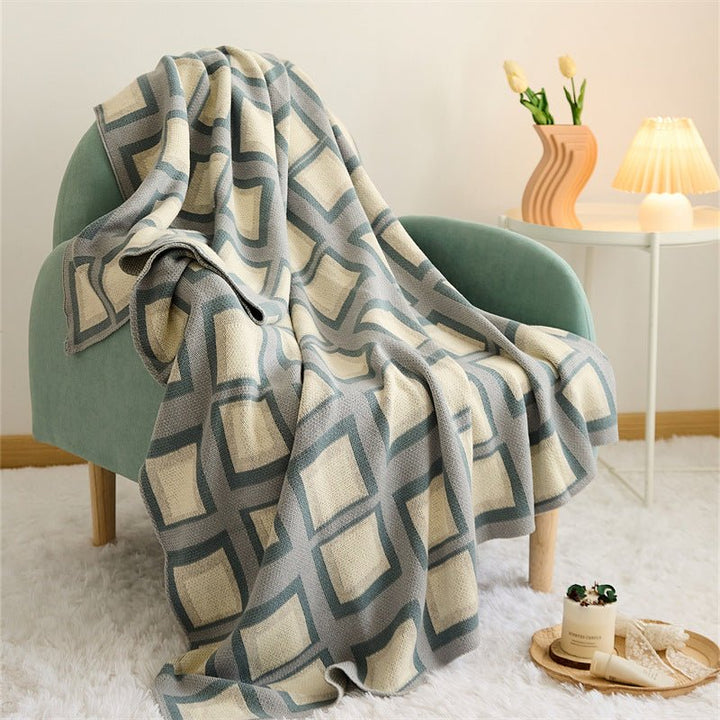 Chic Square Blanket -Throw- Delicors