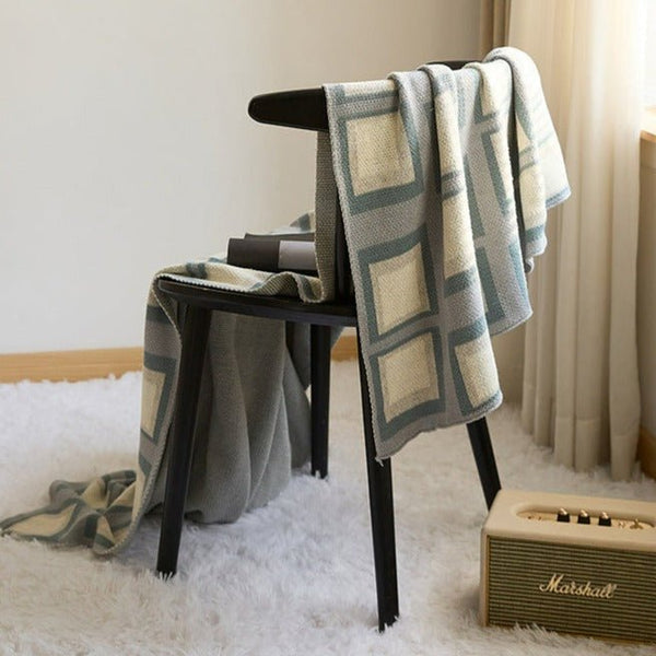 Chic Square Blanket -Throw- Delicors