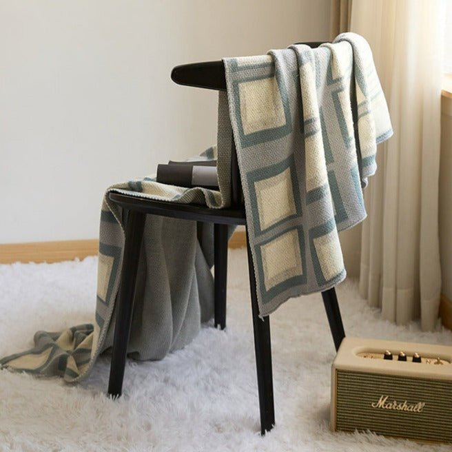 Chic Square Blanket -Throw- Delicors