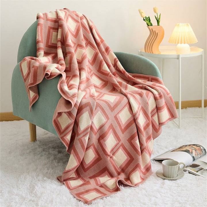 Chic Square Blanket -Throw- Delicors