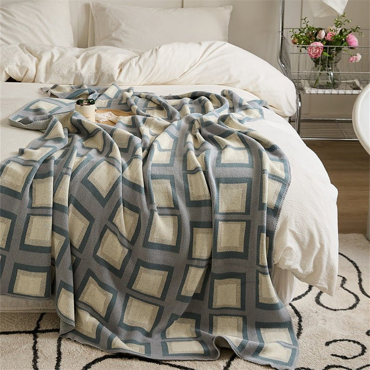 Chic Square Blanket -Throw- Delicors