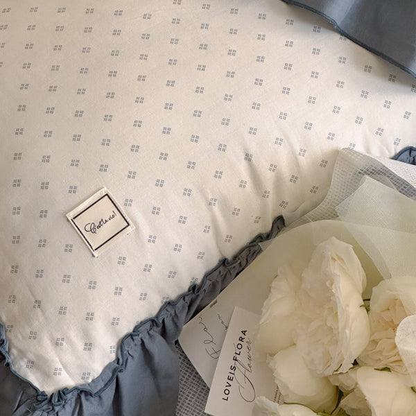 Coffee Snow Ruffle Bedding Set - Bedding - Delicors
