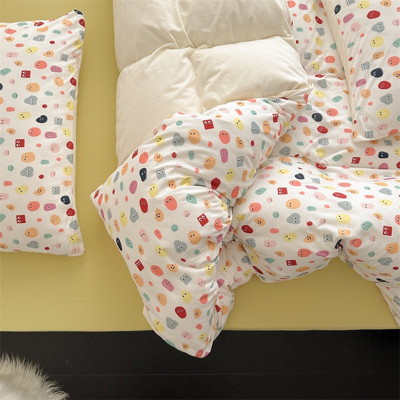 Colour Emoji Doodle Bedding Set -Bedding- Delicors