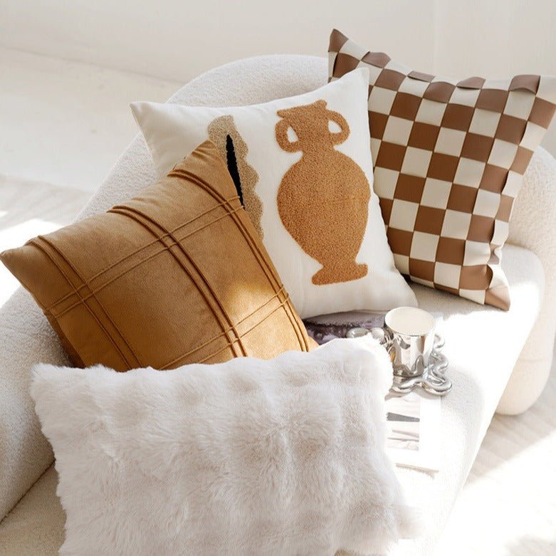Cream Butter platter Cushion Collection - Cushion - Delicors