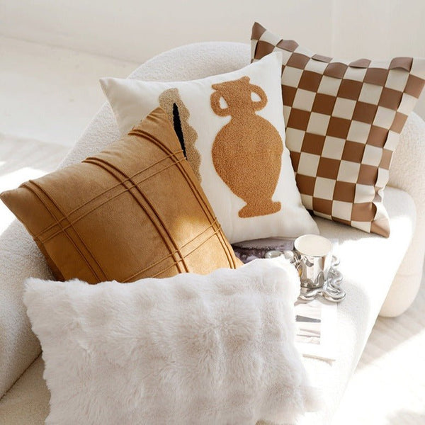 Cream Butter platter Cushion Collection - Cushion - Delicors