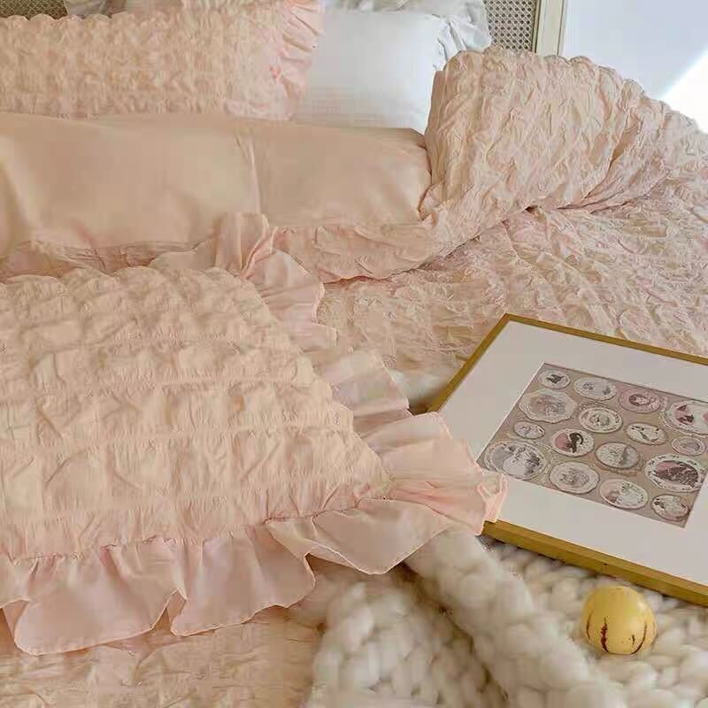 Cream Puff Quilt Cover Set -Bedding- Delicors