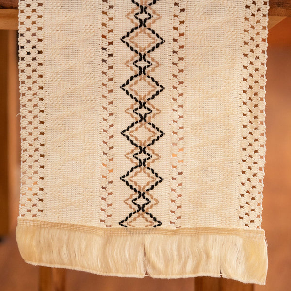 Aztec Woven Table Runner -- Delicors