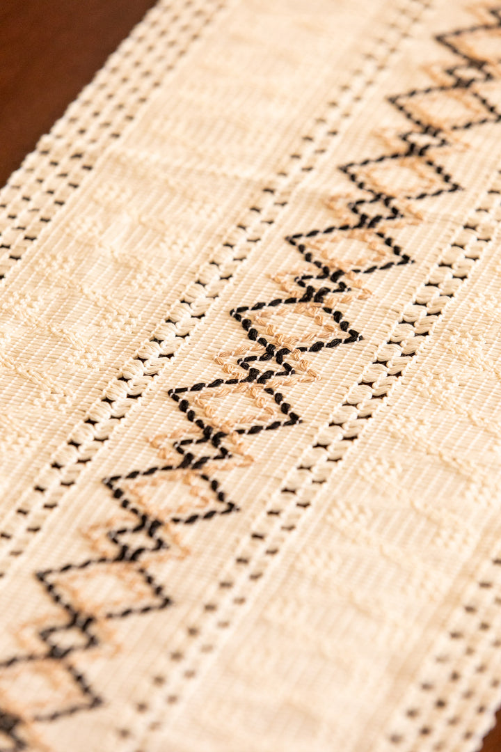 Aztec Woven Table Runner -- Delicors