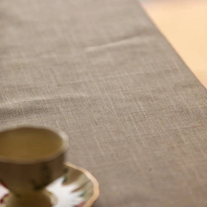 Beige Tassel Tablecloth - Delicors