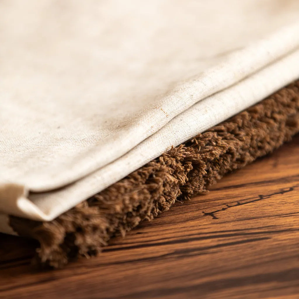 Beige Tassel Tablecloth - Delicors