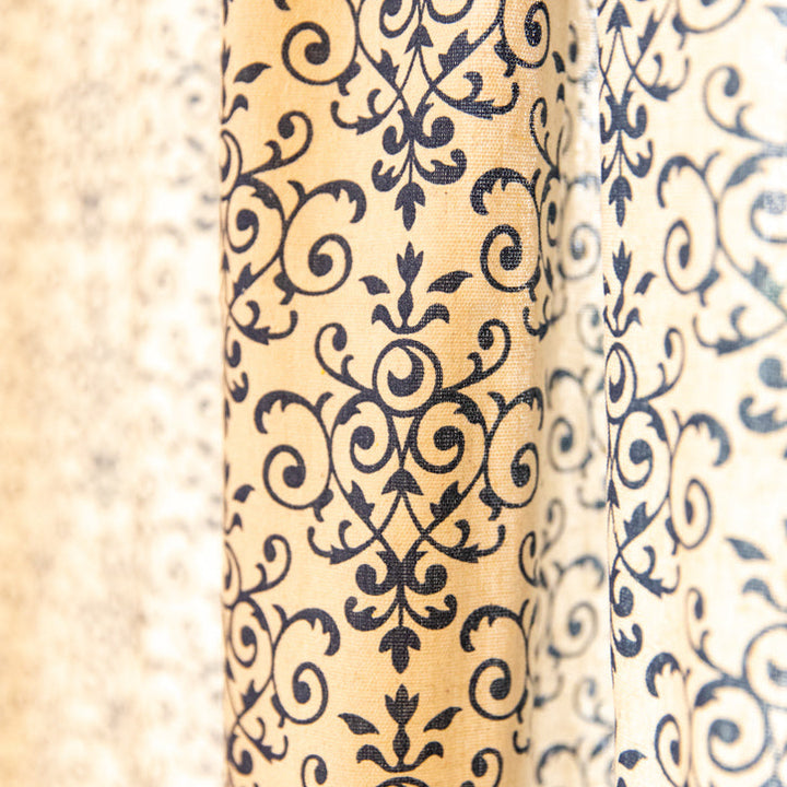 Blue China Curtain -- Delicors