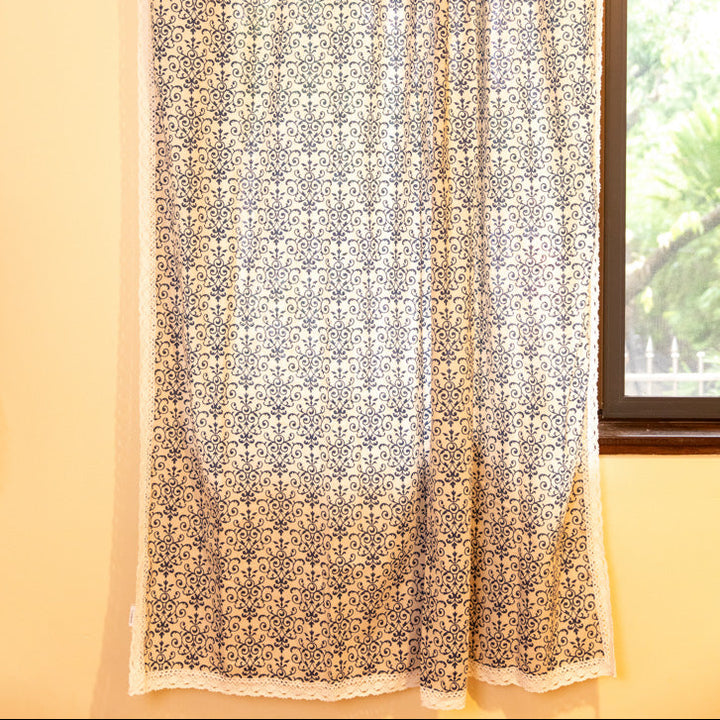 Blue China Curtain -- Delicors