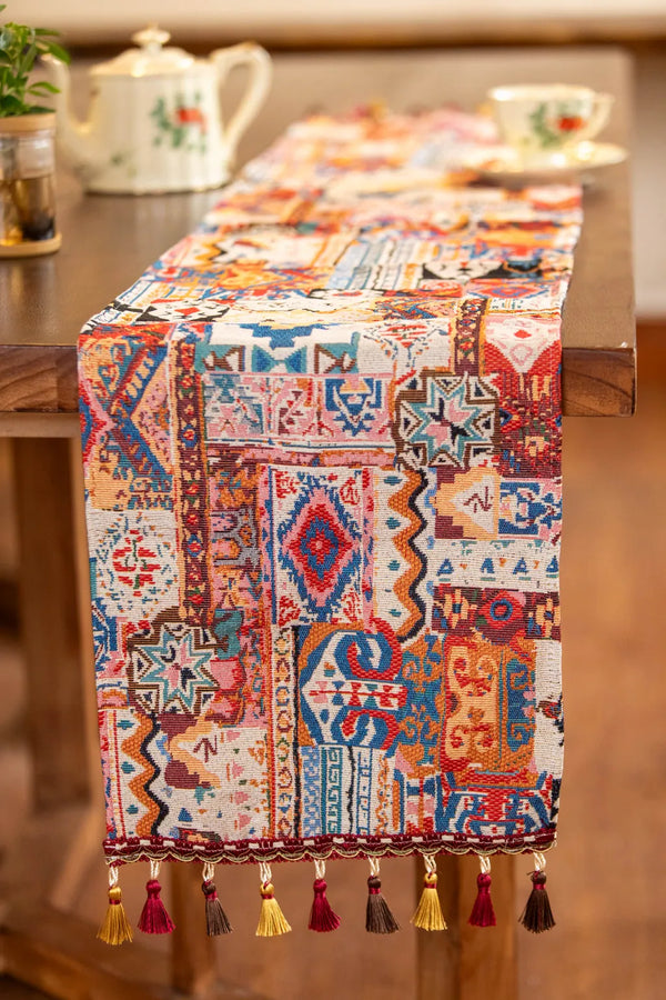 Boho Patchwork Table Runner - Delicors