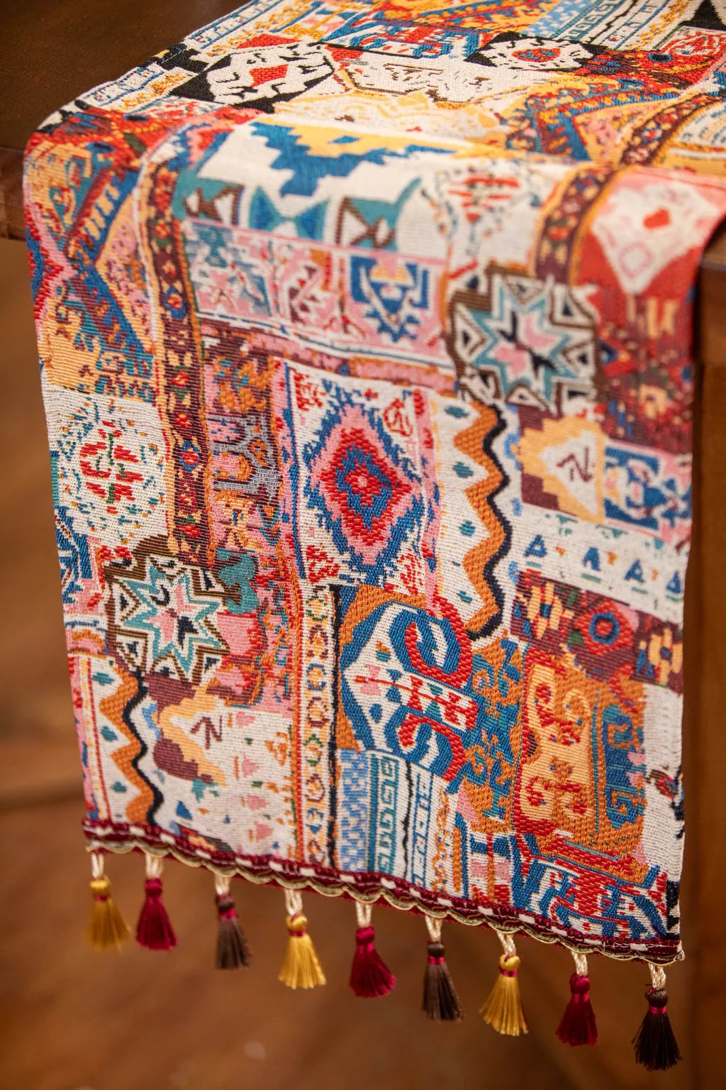 Boho Patchwork Table Runner - Delicors