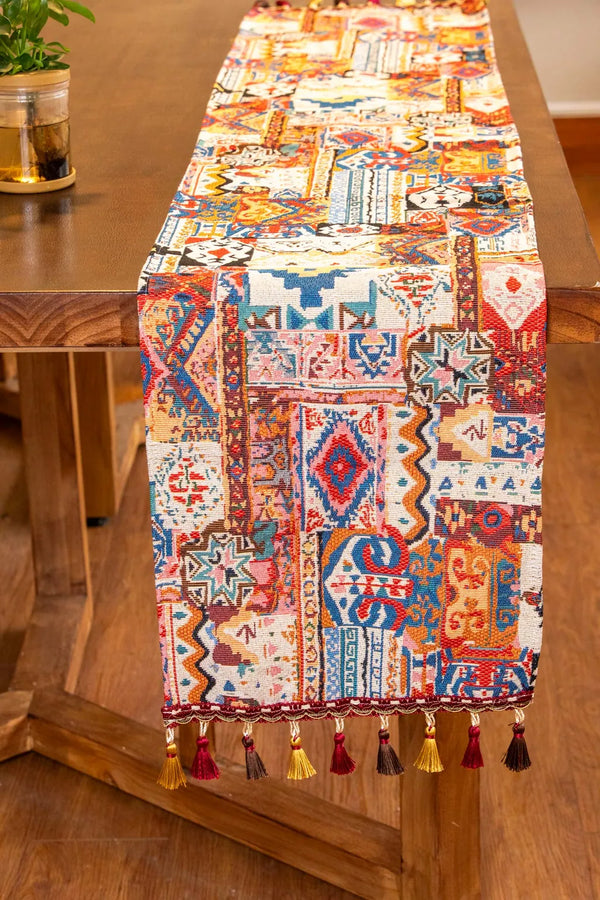 Boho Patchwork Table Runner - Delicors