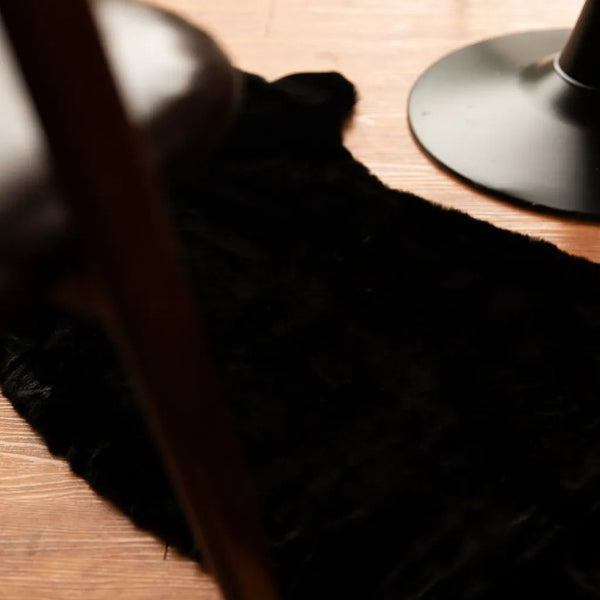 Cat Black Rug - Delicors