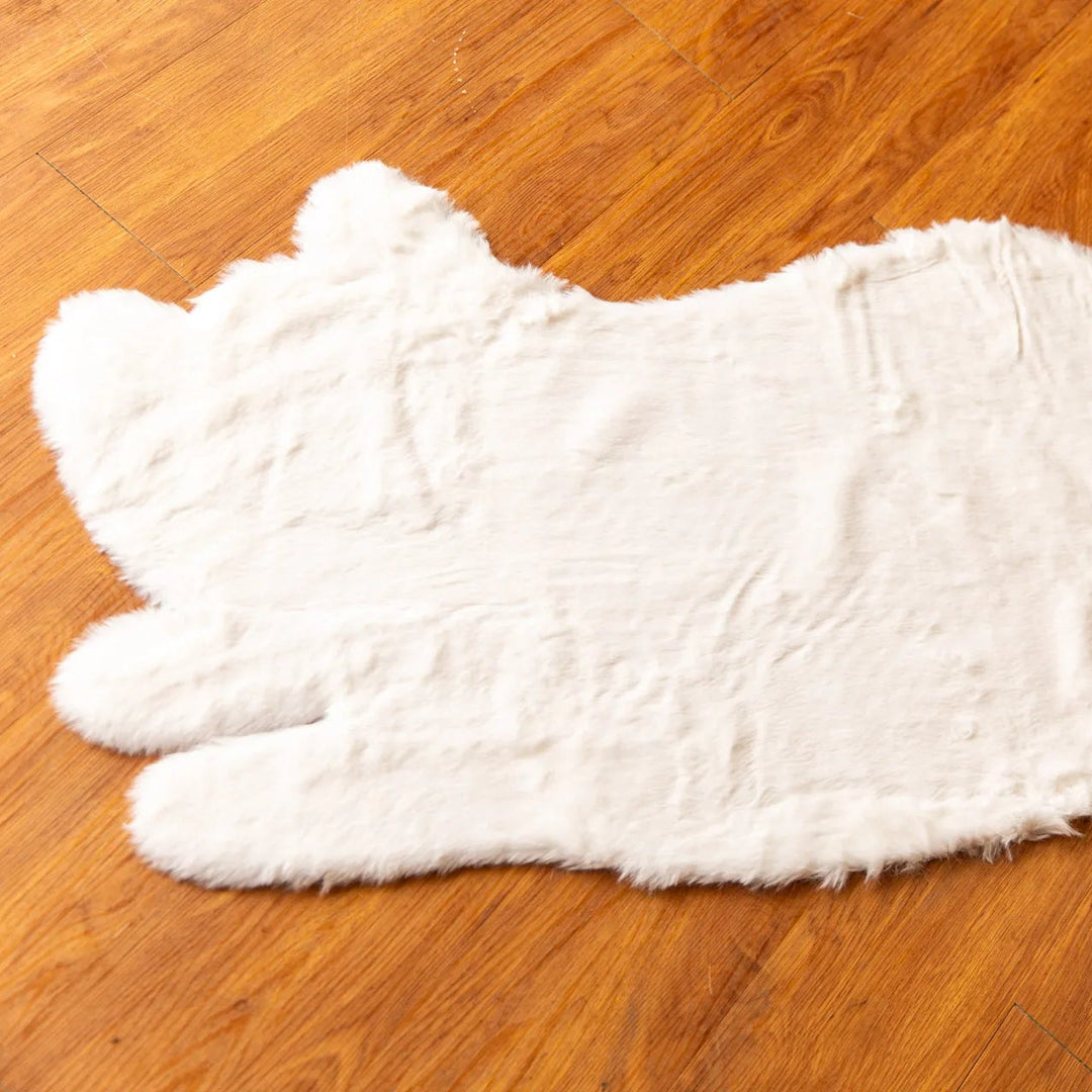 Cat White Rug - Delicors