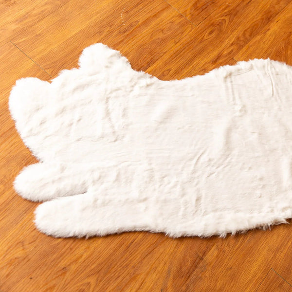 Cat White Rug - Delicors