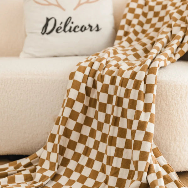 Checkered Past Soft Blanket - Delicors