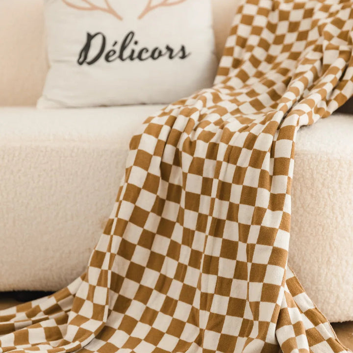 Checkered Past Soft Blanket - Delicors