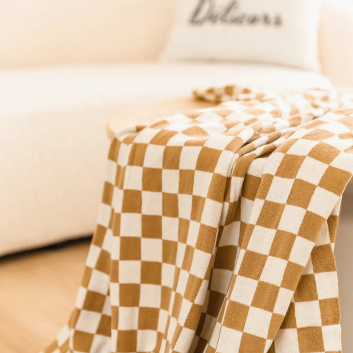 Checkered Past Soft Blanket - Delicors