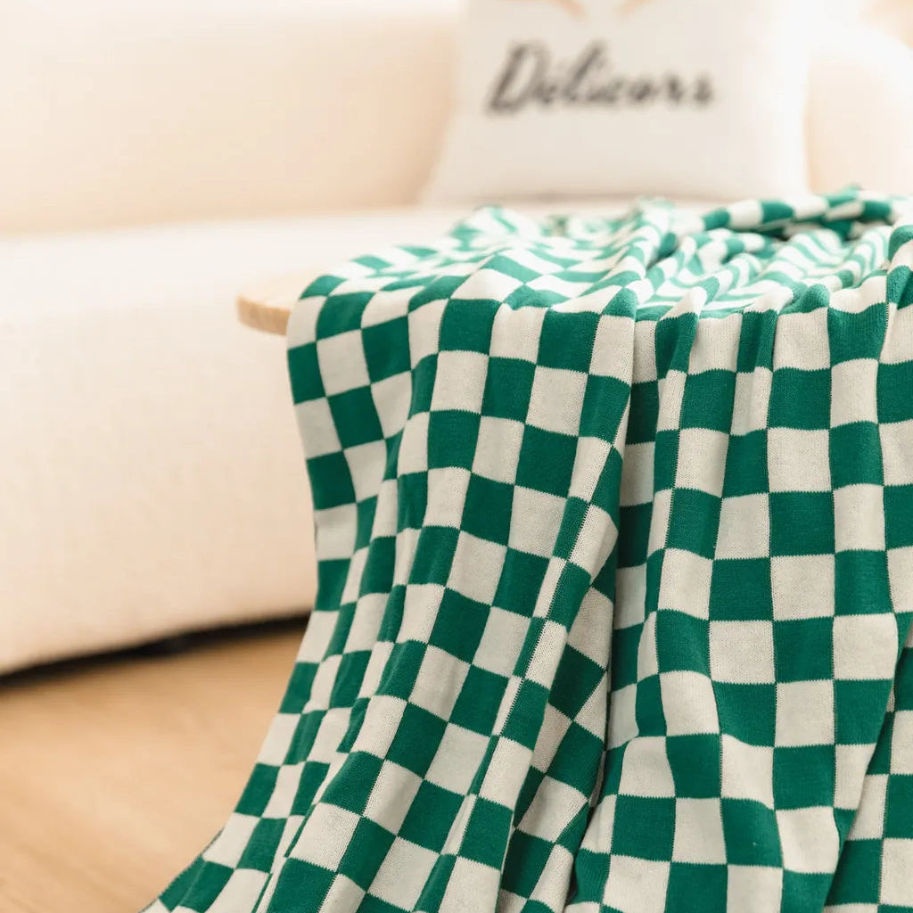Checkered Past Soft Blanket - Delicors